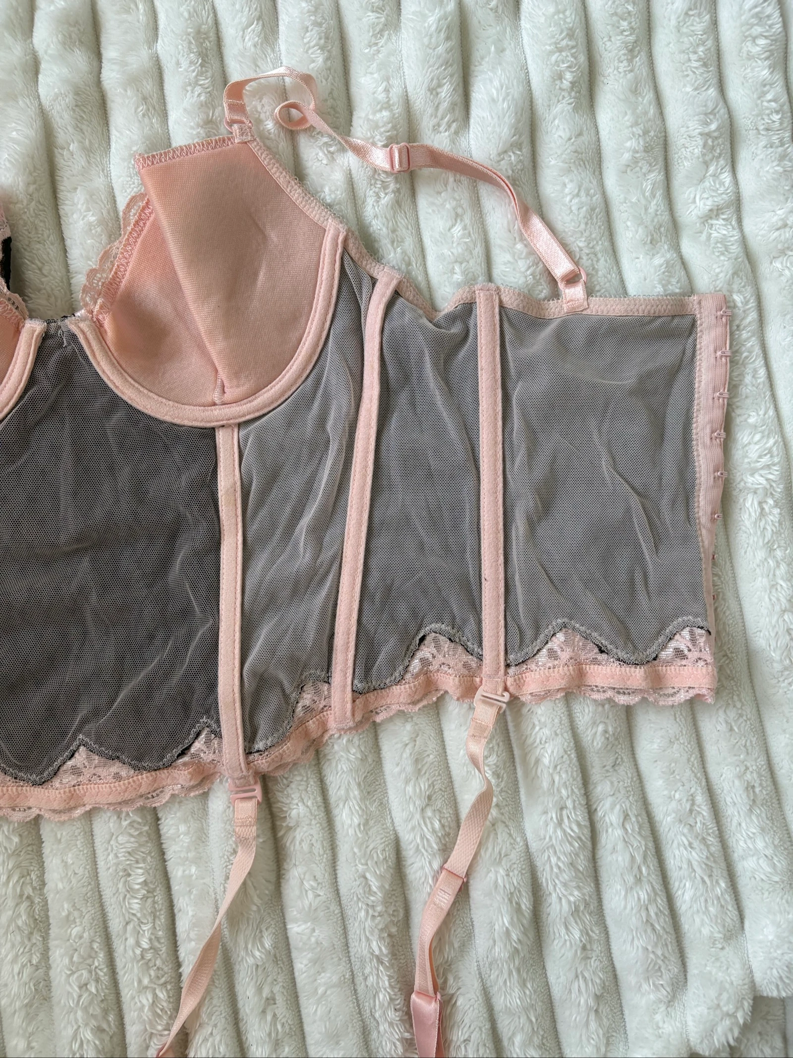 Bustier guêpière com suspensórios feminino vintage – photo 9
